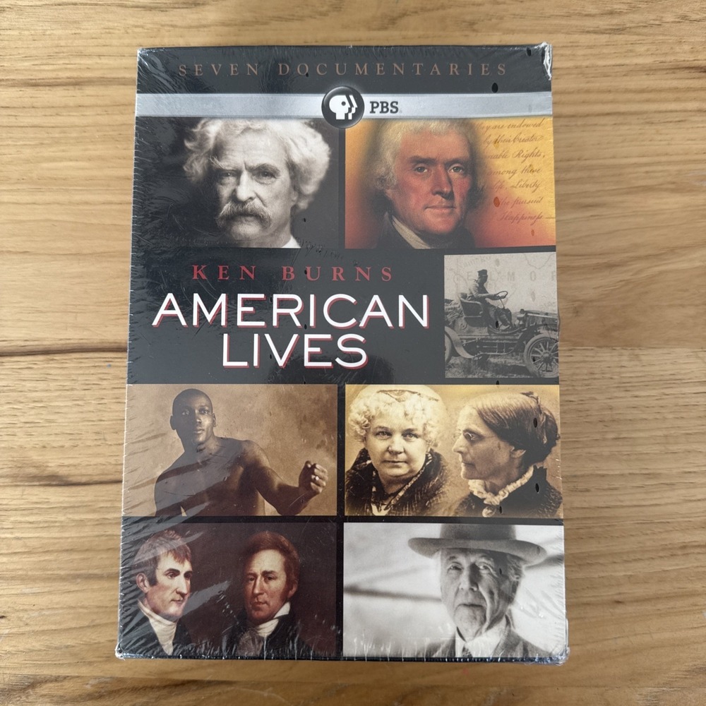 DVD PBS Ken Burns: American Lives NEW Sealed Seven Documentaries
